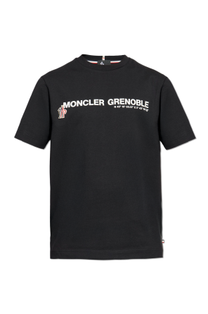 Moncler T-shirt with embroidered logo | Men's | Vitkac